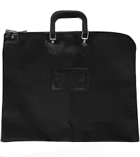 Locking Bank Bag Canvas With Hard Handles Navy Blue