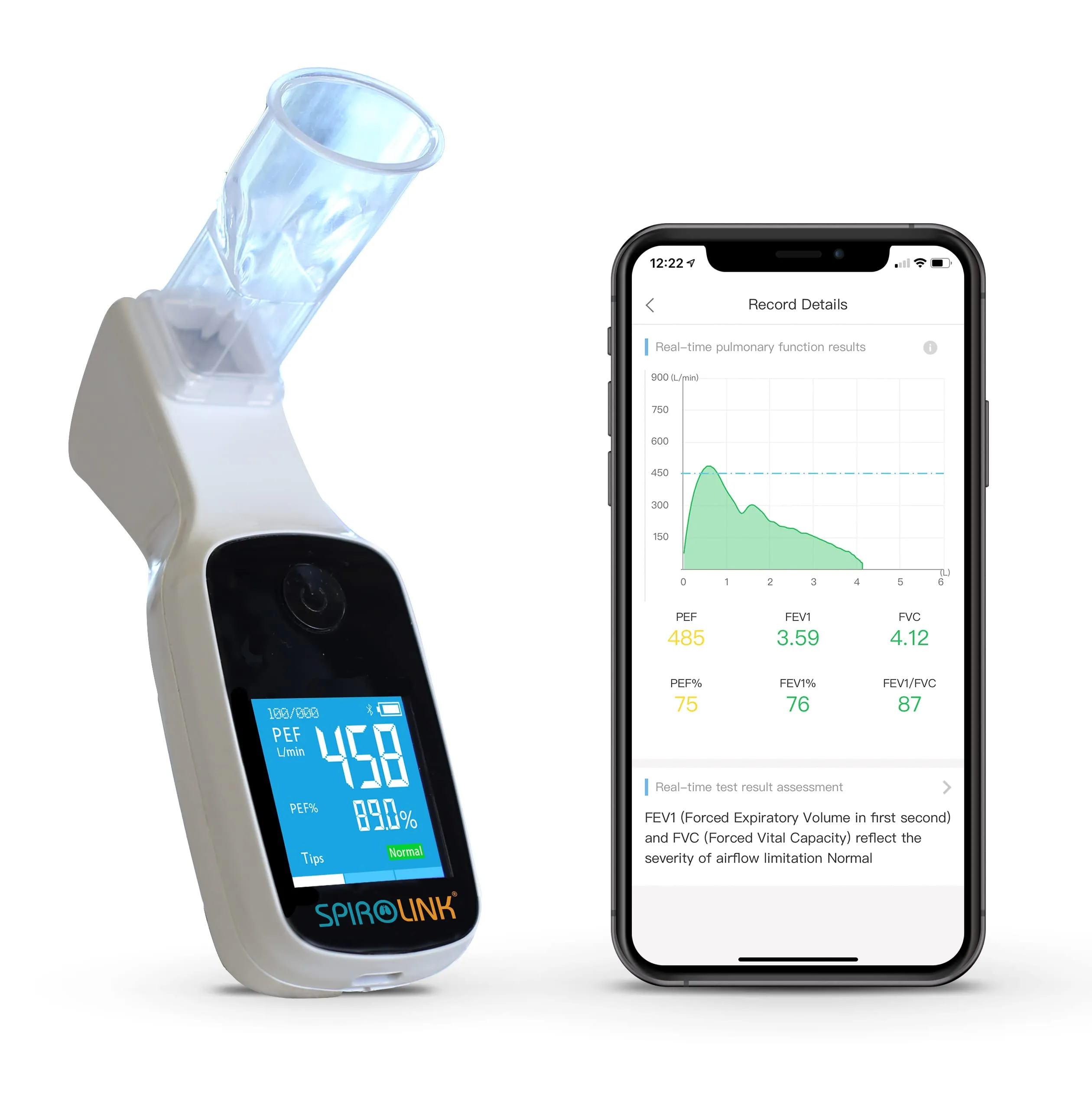 CMI Health SpiroLink Smart Peak Flow Meter