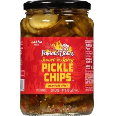 Famous Dave's Pickle Chips Signature Spicy