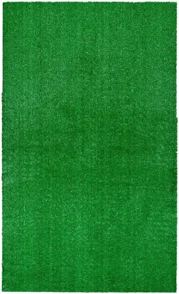 Garland Artificial Grass Green Indoor & Outdoor Area Rug 6' x 9'