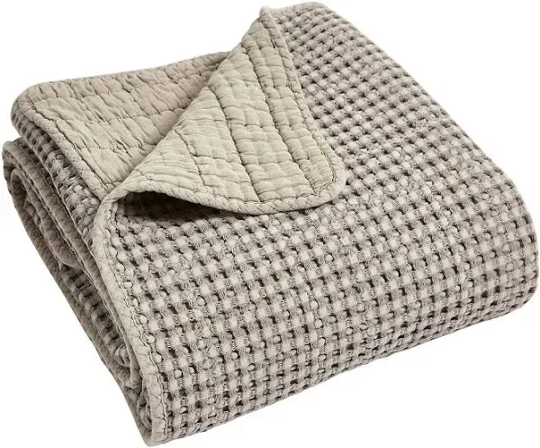 Levtex Home Mills Waffle Quilted Throw