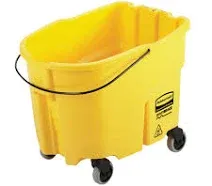 Rubbermaid Commercial Yellow Plastic WaveBrake 2.0 Bucket, 8.75 Gallon