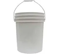 Leaktite 5-Gallon White Plastic Pail