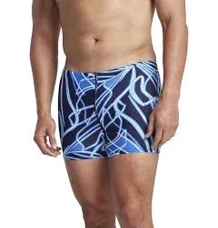 Speedo Men's Print Beachstar Square Leg Swim Bottoms