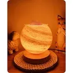 Dimmable Candle Wax Warmer for Scented Wax Melts for Bedroom, Moon Lamp Glass...