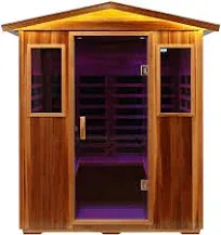 SALUSHEAT Wearwell-904VT 4 Person Outdoor Ultra-Low EMF Infrared Sauna