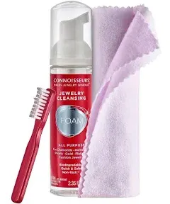 CONNOISSEURS All-Purpose Jewelry Cleansing Foam, Quick and Easy Jewelry Cleaner