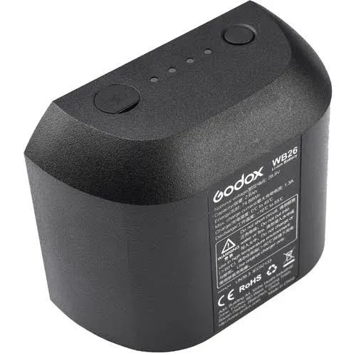 Godox WB26 Rechargeable Lithium-Ion Battery Pack for AD600Pro Flash (28.8V)