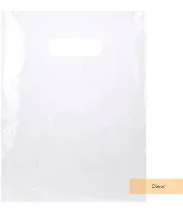 White Handle Bag 9" x 12" 100 pack H912WT1