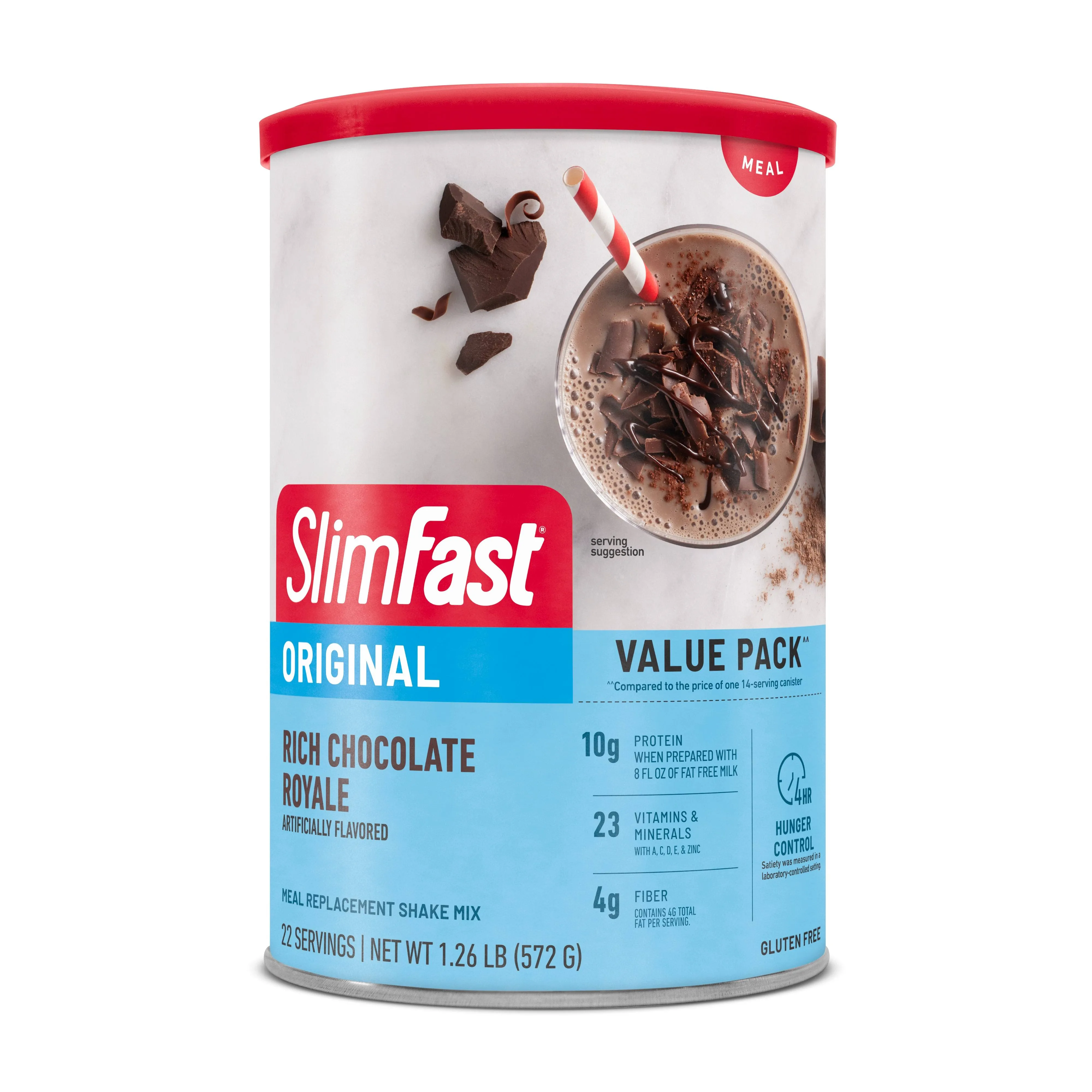 Slimfast Original Meal Replacement Shake Mix, Rich Chocolate Royale - 1.26 lb