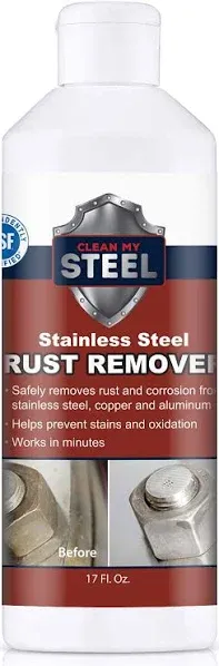 Clean My Steel Rust Remover/Protectant 17-fl oz Natural Stainless Steel Cleaner Lowes.com