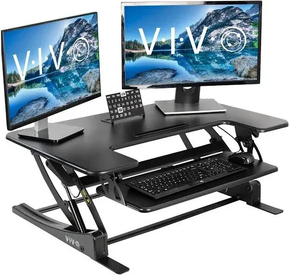 Brand New VIVO 36” Black Standing Deck