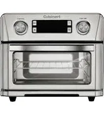 Cuisinart CTOA-130PC2 Digital Model Airfryer Toaster Oven, 0.6 cu ft, Silver