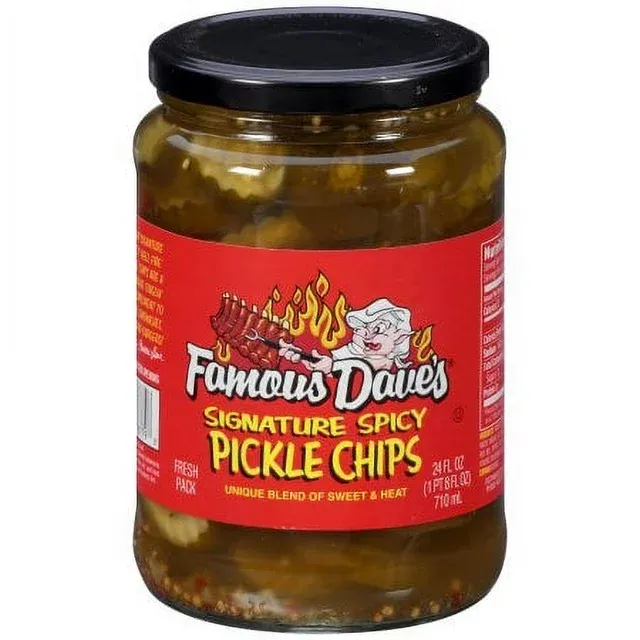 Famous Dave's Mild Sweet 'N Spicy Pickle Chips