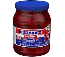 Big Johns Red Hots Half Gallon