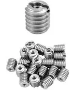 Stainless Steel Threaded Insert for Hard-Wood, 1/4-20 Internal Threads 20 Pack