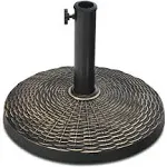 Outdoor Market Umbrella Base Stand Heavy-duty Resin Round Pole Holder Z