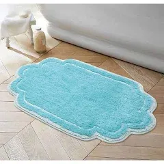 Home Weavers Allure Collection 100% Cotton Bathroom Rug and Absorbent Bath Rugs