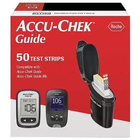 Accu Chek Guide Test Strips - 100 strips