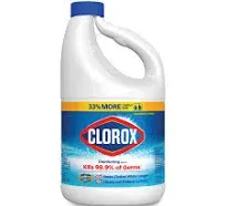 Regular Bleach with Cloromax Technology 81 Oz Bottle 6/Carton Qty: 6