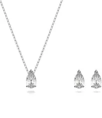 Swarovski Attract Pear Cut Crystal Necklace Set