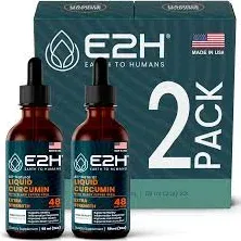 E2H Liquid Turmeric Curcumin for Better Absortion Natural Joint Support