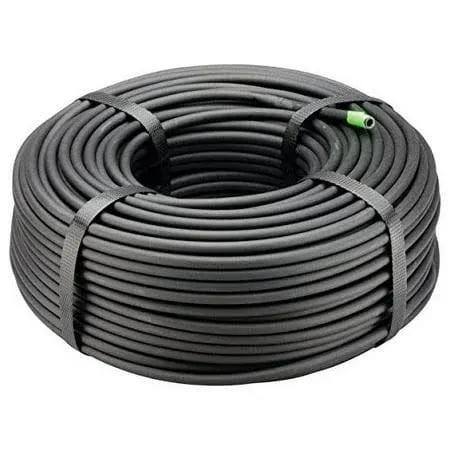  T22-250S Drip Irrigation 1/4&#034; Blank Black 250&#039; Roll Distribution Tubing