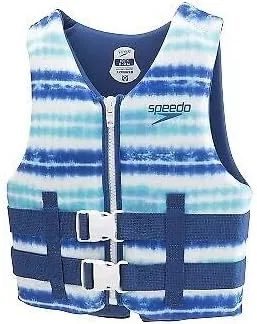 Speedo Youth Life Jacket Vest - Blue Tie-Dye