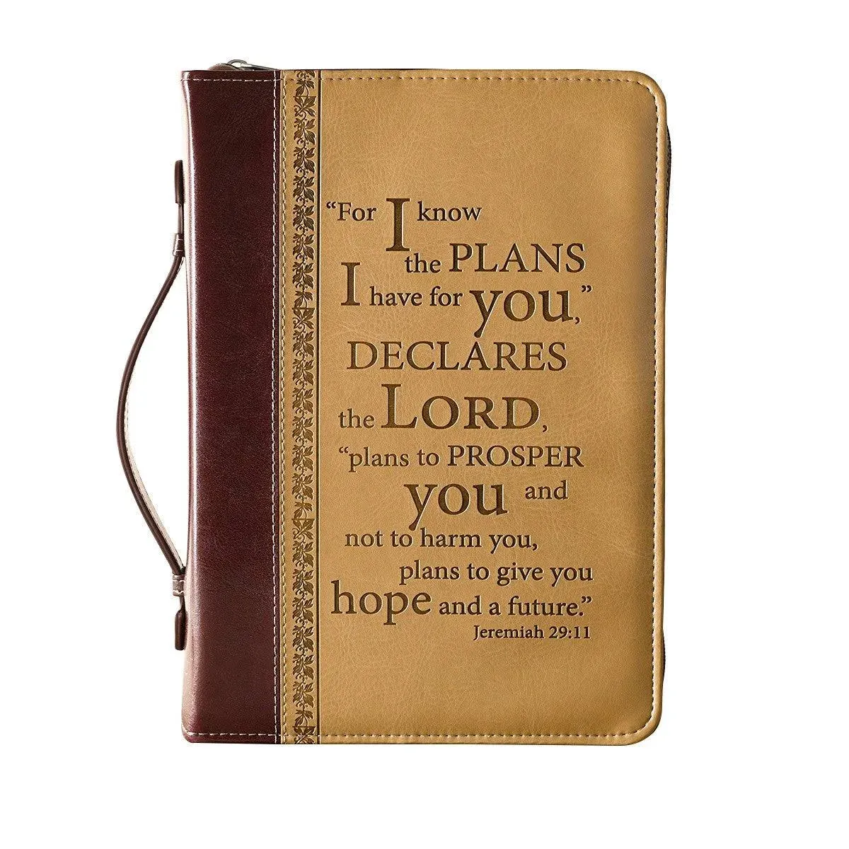 Bible Cover Xlarge Luxleather I Know the Plans: Christian Art Gifts: 1220000130029