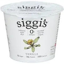 Siggi's Nonfat Yogurt, Vanilla - 5.3 oz cup