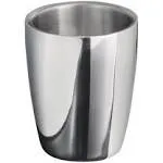 iDesign Forma Tumbler Cup for Bathroom Vanity Countertops - Polished Stainless Steel