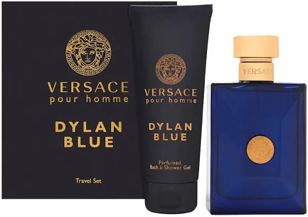 Versace Dylan Blue by Versace, 3 Piece Mini Gift Set for Men.