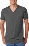 Next Level 6240 Men's CVC V-Neck T-Shirt - Charcoal - L