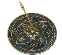 Rome Industries Brass Rosette Sundial