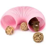 Niteangel Guinea Pig Tubes & Tunnels for Dwarf Rabbits Bunny Guinea Pigs and Other Small Animals