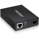 TRENDnet TFC-PGSFP Gigabit PoE PD SFP Fiber Media Converter