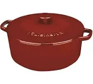 Cuisinart CI670-30RDM Chef's Classic Enameled Cast Iron 7-Quart Round Covered Casserole, Cardinal Red - Bed Bath & Beyond - 37123359