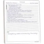 TO DO List Planner Notepad, 50 Page Planning Pad. Undated ToDo Checklist w/Pr...