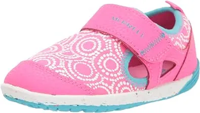 Merrell Bare Steps | Berry/Turquoise Toddler and Kids Sneakers