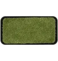 Ottomanson Pet Collection Pet Potty Training Pee Pad with Tray, 15 x 30, Green