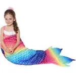 Mermaid Tail Blanket Sleeping Bag Blanket for Kids Adults Mermaid Gift for Girls  | eBay