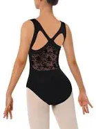 WYHDY Girls Lace Crisscross Back Dance Ballet Leotard Toddler Tank Dancewear