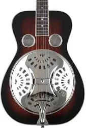 Recording King RR-36-VS Maxwell Series Round Neck Resonator Guitar -Vtg Sunburst