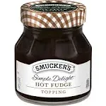 Smuckers Simple Delight Topping, Ice Cream, Hot Fudge - 11.5 oz