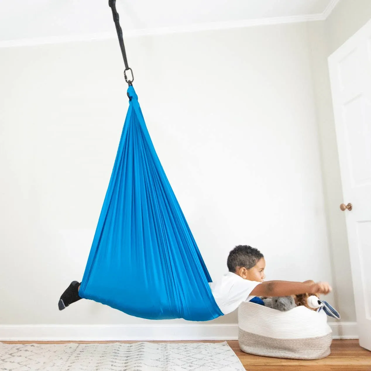 Harkla Sensory Swing for Kids Indoor - Therapy Swing Great for Autism, Adhd, and ...