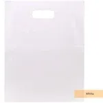 White Handle Bag 12" x 15" 100 pack H1215WT1