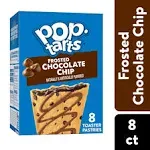 Pop-Tarts Toaster Pastries, Chocolate Chip, Frosted - 8 toaster pastries [13.5 (384 g)]