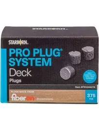 Starborn Industries Pro Plugs for Fiberon Decking - 375 Count