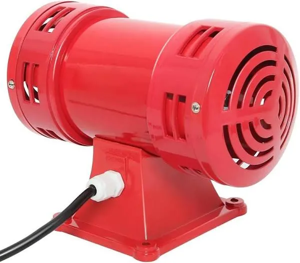 YaeCCC Air Raid Siren,110V Siren Alarm 150db 60HZ,Industry Electric Motor Driven Siren,Super Loud Siren Alarm for Home and Outdoor Siren