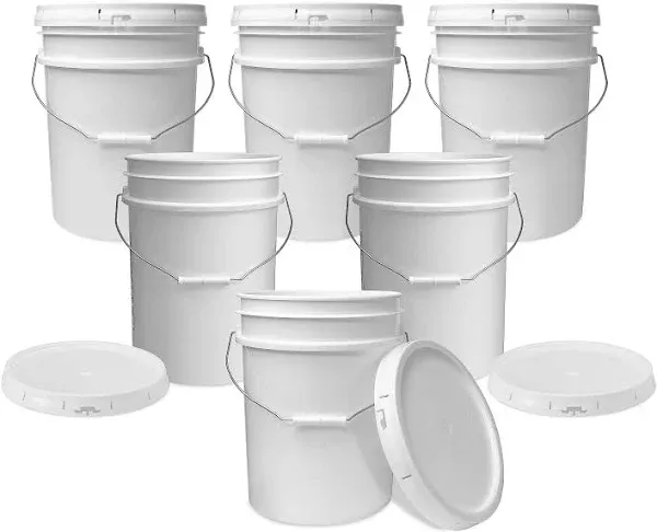 Epackagesupply 5 Gallon Plastic Bucket Only Durable 90 Mil All Purpose Pail